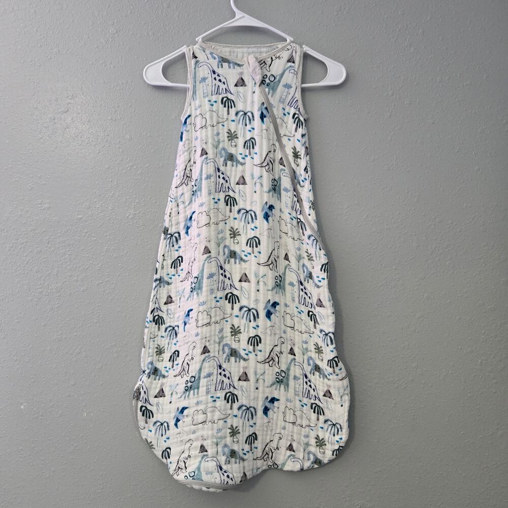 LouLou Lollipop Muslin Sleepsack 18-36 Months Dinosaur Dino Toddler Boy Sleep